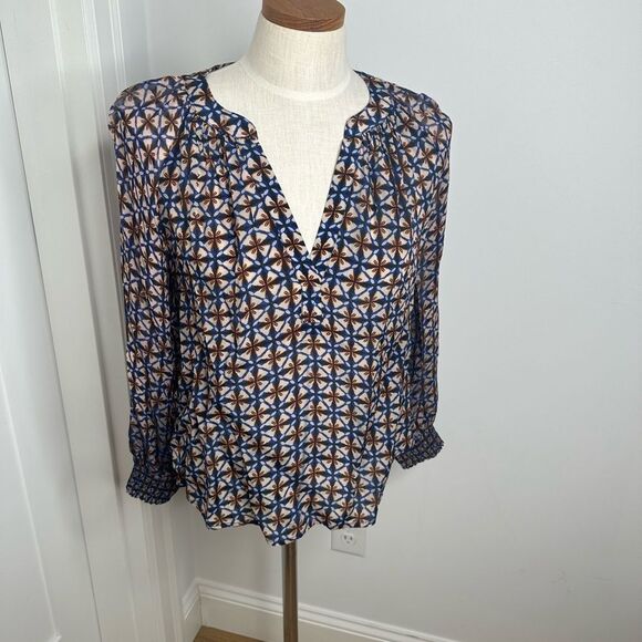 Velvet by Graham & Spencer Patterned Blouse - Picture 1 of 7